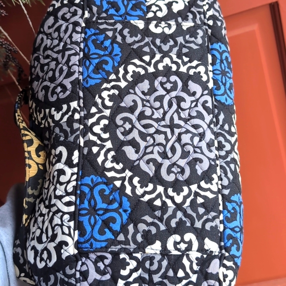 Vers Bradley "Emily" satchel in Canterbury Cobalt pattern - Picture 10 of 14